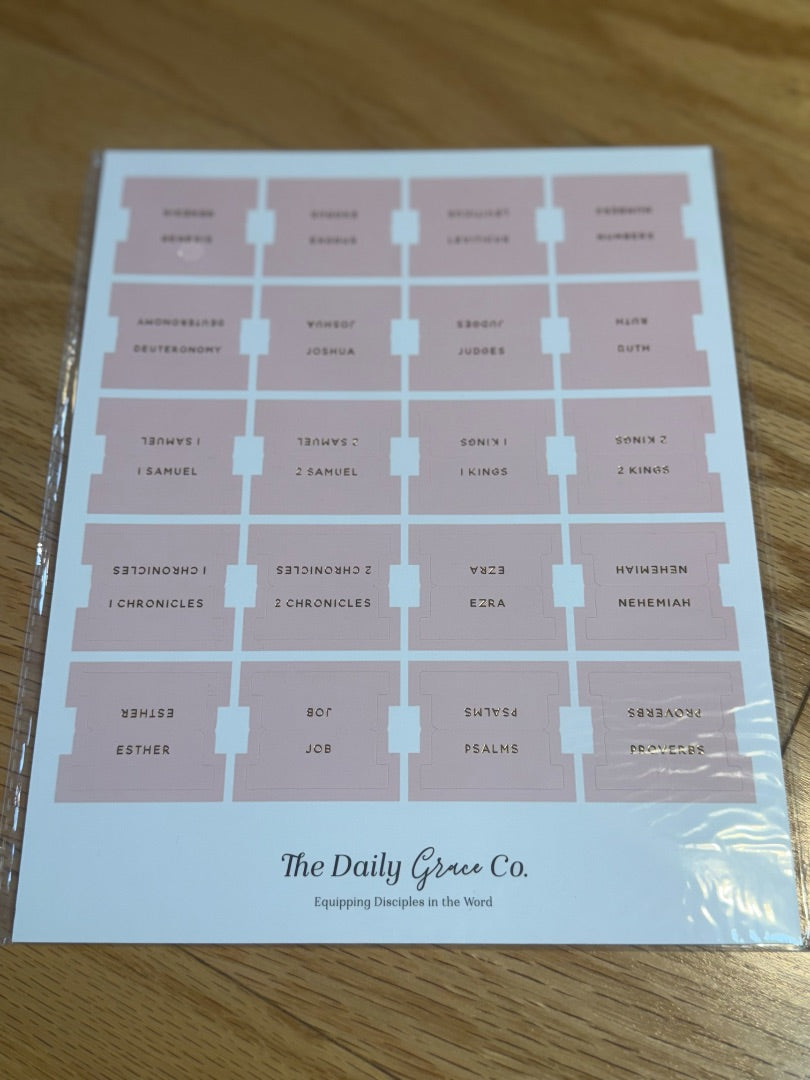 Blush Bible Tabs