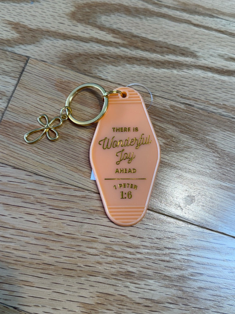 Motel Keychain- 1 Peter 1:6