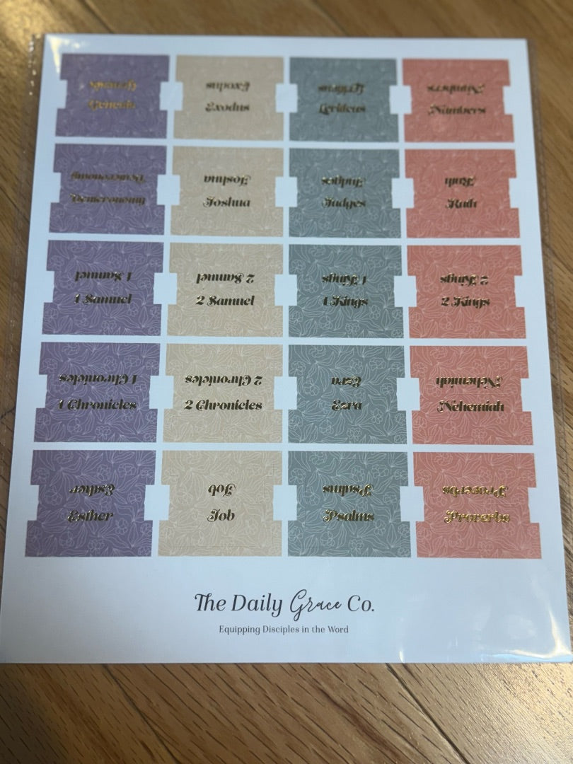 Bible Tabs-Pastel Floral