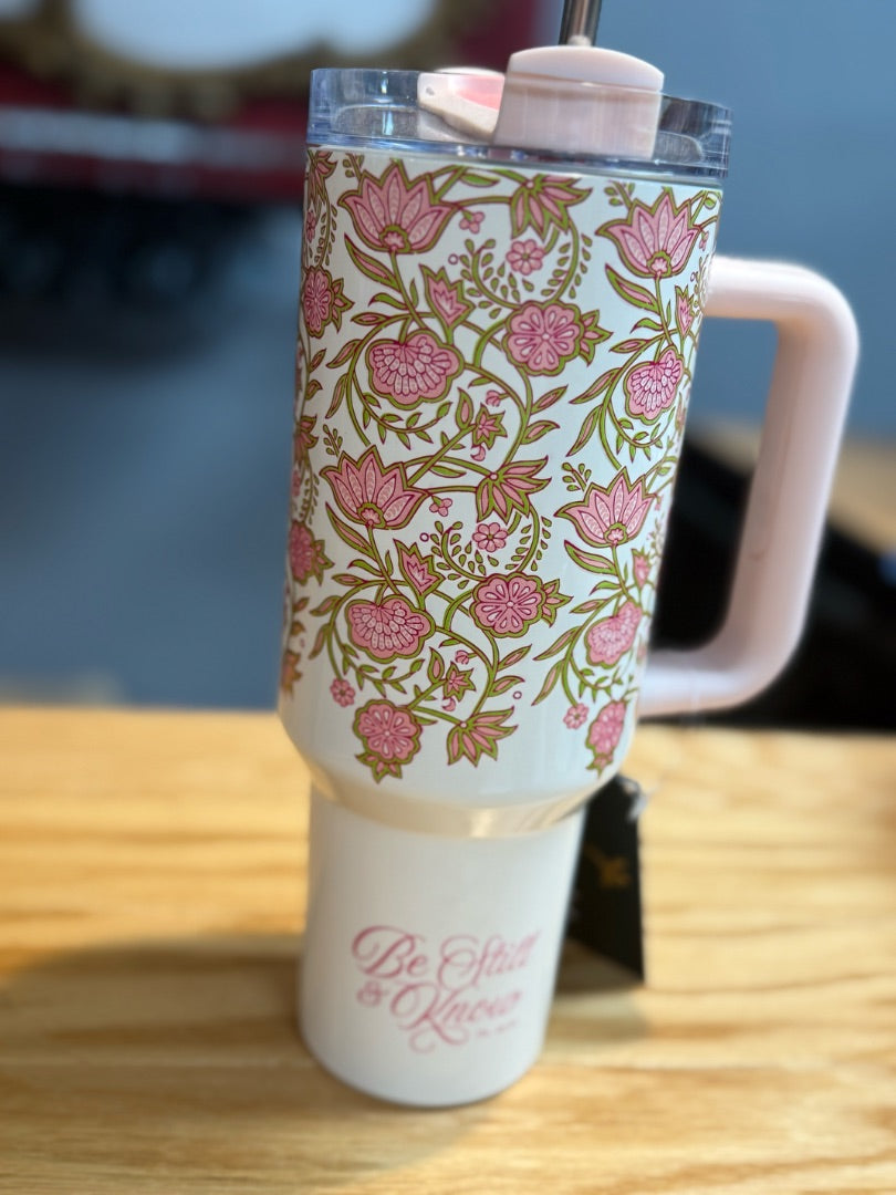 Pink Tumbler - Psalm 46:10