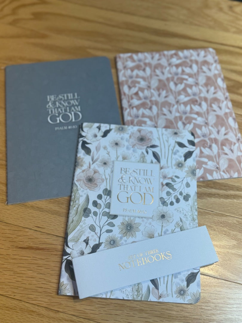 Notebook Set-Be Still & Know